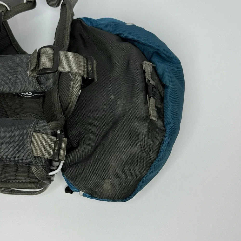Ruffwear Approach Dog Pack Hiking Backpack Harness Blue Gray Size XXS
